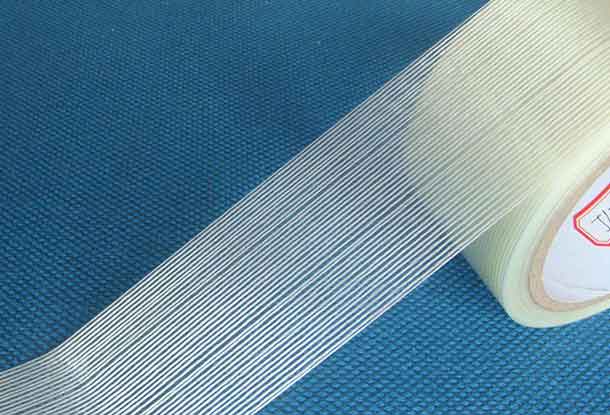 展开的条纹玻纤布纤维胶带